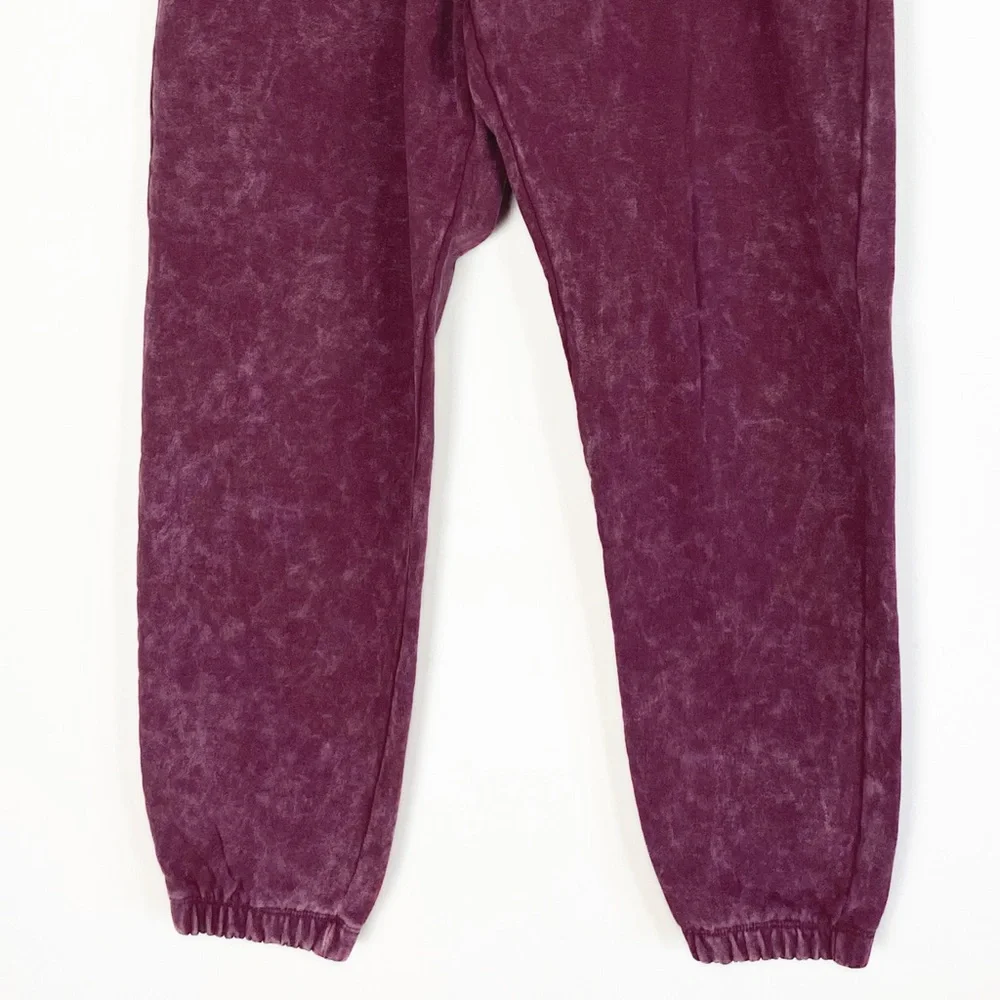 Jordan Flight Fleece Mens Washed Pants Maroon Jogger Pants size L